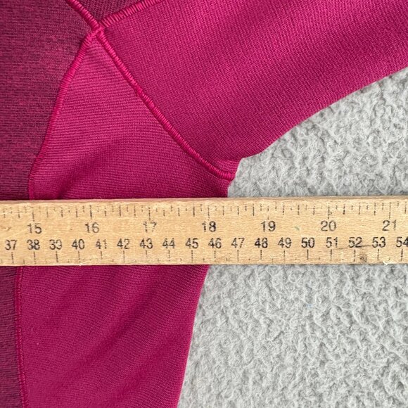 Patagonia Women’s Capilene Midweight Zip Neck Pullover Top Small Pink Purple - Picture 7 of 9